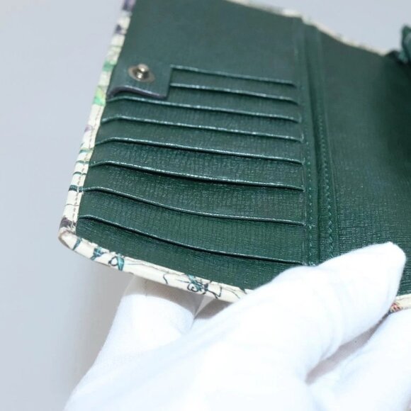 GUCCI Long Wallet Leather Ivory Silver Auth 140424 - Picture 10 of 13